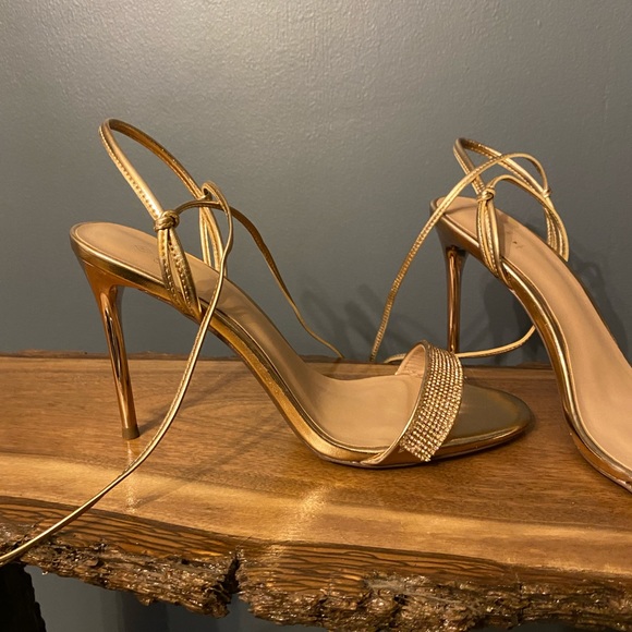 Castledene Rose Gold Heels - Picture 3 of 9